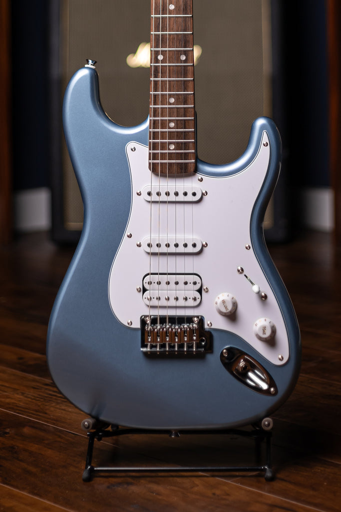 Squier Affinty Stratocaster Junior HSS Electric Guitar - Ice Blue Metallic