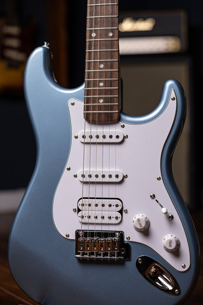 Squier Affinty Stratocaster Junior HSS Electric Guitar - Ice Blue Metallic