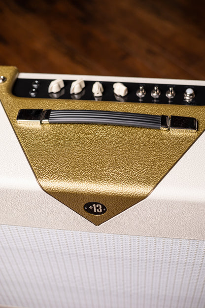 IN-STOCK! - Divided By 13 JTR 9/15 Combo Amp - Ivory Bronco
