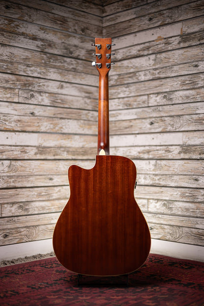 Yamaha FGC-TA VT TransAcoustic Dreadnought Acoustic-Electric Guitar - Vintage Tint