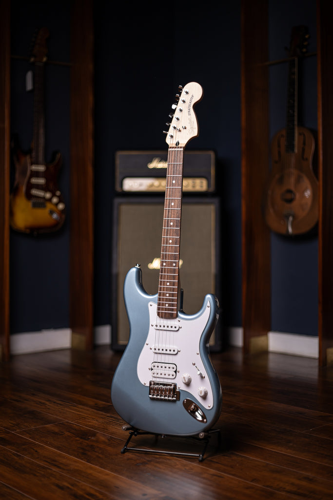 Squier Affinty Stratocaster Junior HSS Electric Guitar - Ice Blue Metallic