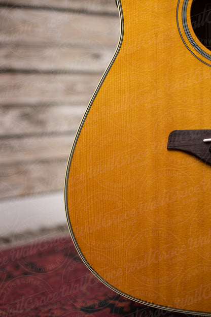 Yamaha FGC-TA VT TransAcoustic Dreadnought Acoustic-Electric Guitar - Vintage Tint