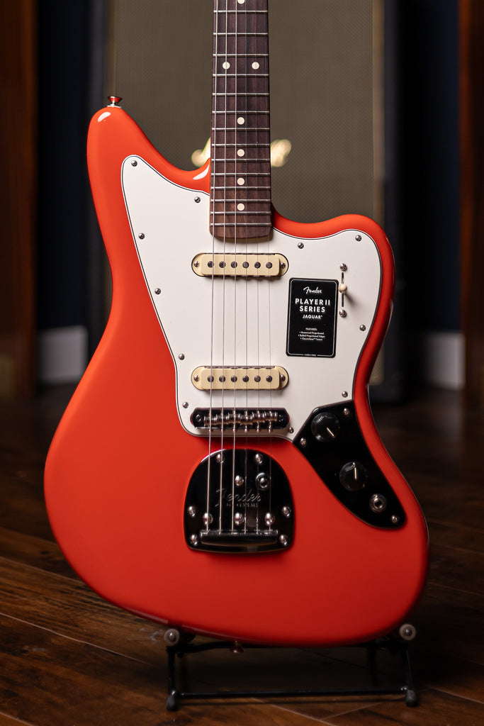 Fender Player II Jaguar Electric Guitar - Coral Red