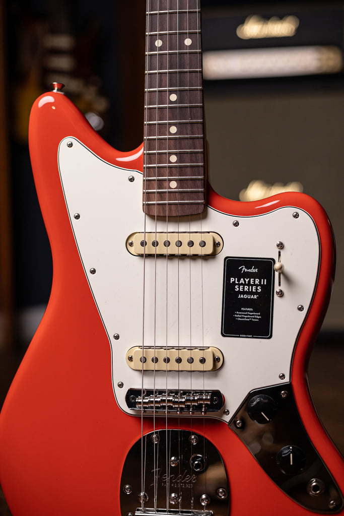 Fender Player II Jaguar Electric Guitar - Coral Red