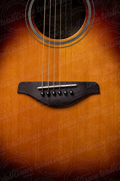 Yamaha FG-TA TransAcoustic Dreadnought Guitar - Brown Sunburst