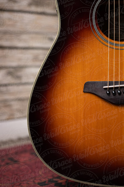 Yamaha FG-TA TransAcoustic Dreadnought Guitar - Brown Sunburst