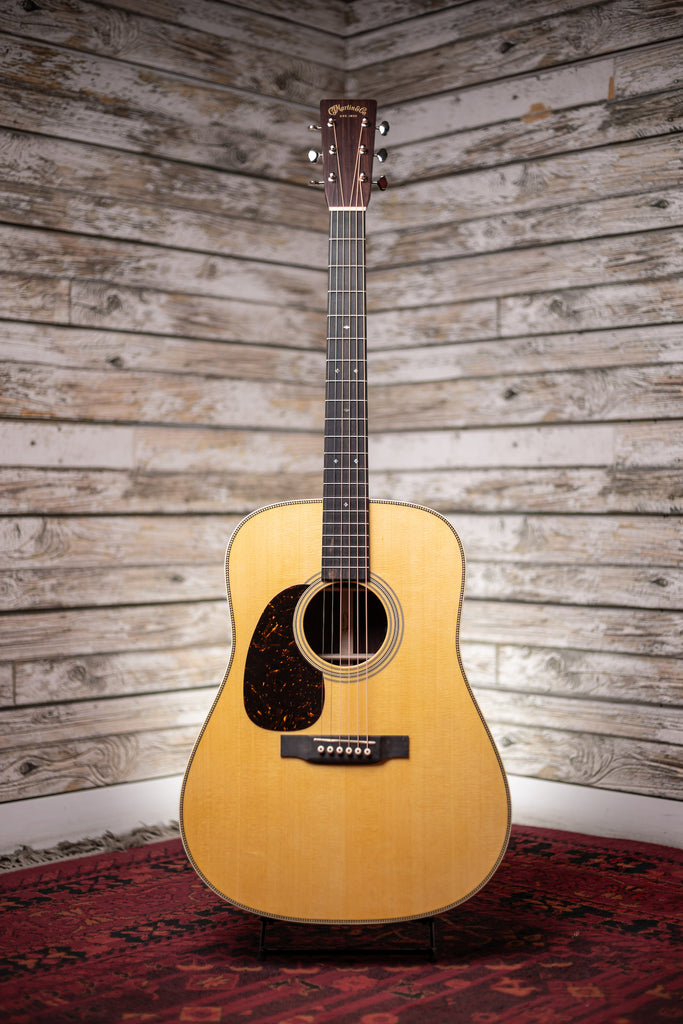 Martin HD-28E Left-Handed Acoustic Electric Guitar - Natural