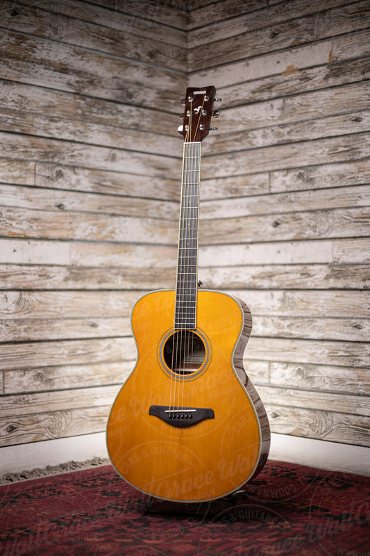 Yamaha FS-TA TransAcoustic Acoustic-Electric Concert Guitar - Vintage Tint