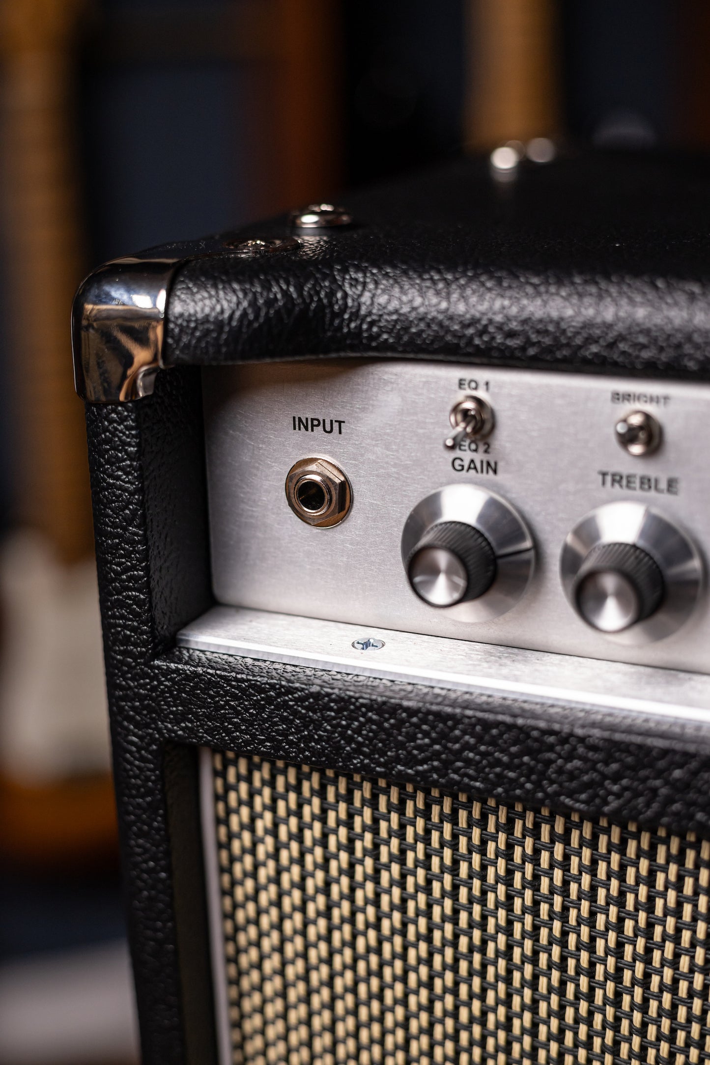PRE-ORDER | Two-Rock Bloomfield Drive 100/50w Tube Head and Cabinet - Black Bronco Tolex, Salt & Pepper Grill Cloth, Silver Skirt Knobs, White Piping