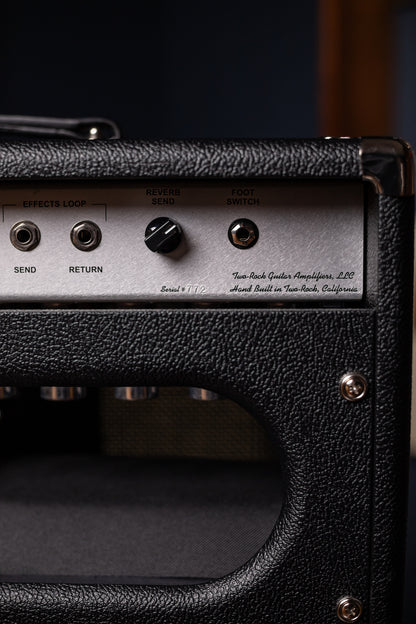 PRE-ORDER | Two-Rock Bloomfield Drive 100/50w Tube Head and Cabinet - Black Bronco Tolex, Salt & Pepper Grill Cloth, Silver Skirt Knobs, White Piping