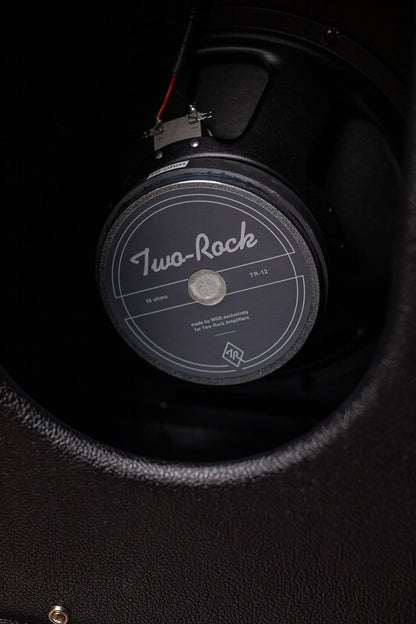 PRE-ORDER | Two-Rock Bloomfield Drive 100/50w Tube Head and Cabinet - Black Bronco Tolex, Salt & Pepper Grill Cloth, Silver Skirt Knobs, White Piping