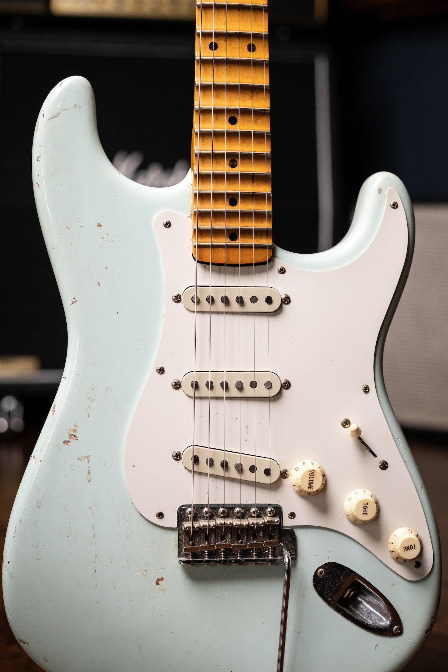 Fender '57 Stratocaster Yngwie Malmsteen Owned Stage and Studio Electric Guitar - Sonic Blue