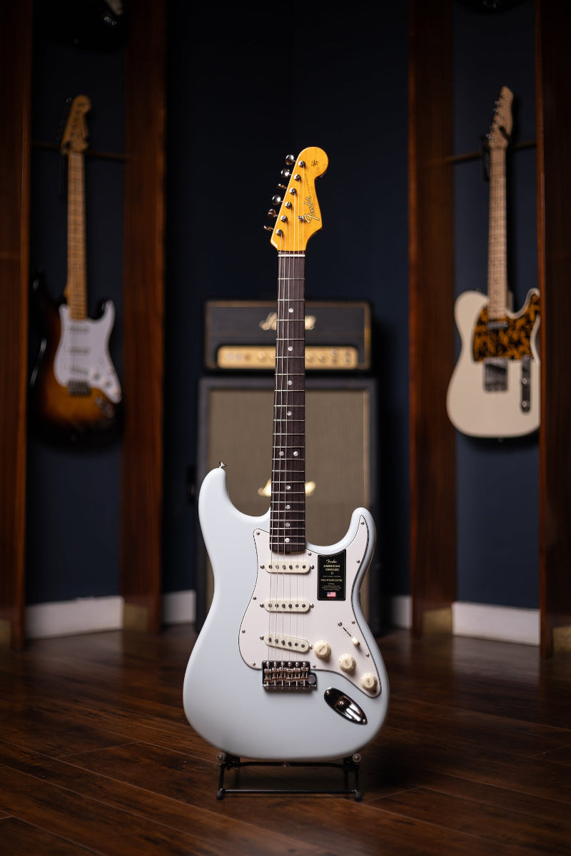 Fender American Vintage II 1965 Stratocaster Electric Guitar - Sonic Blue