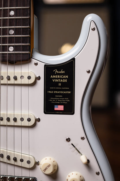 Fender American Vintage II 1965 Stratocaster Electric Guitar - Sonic Blue
