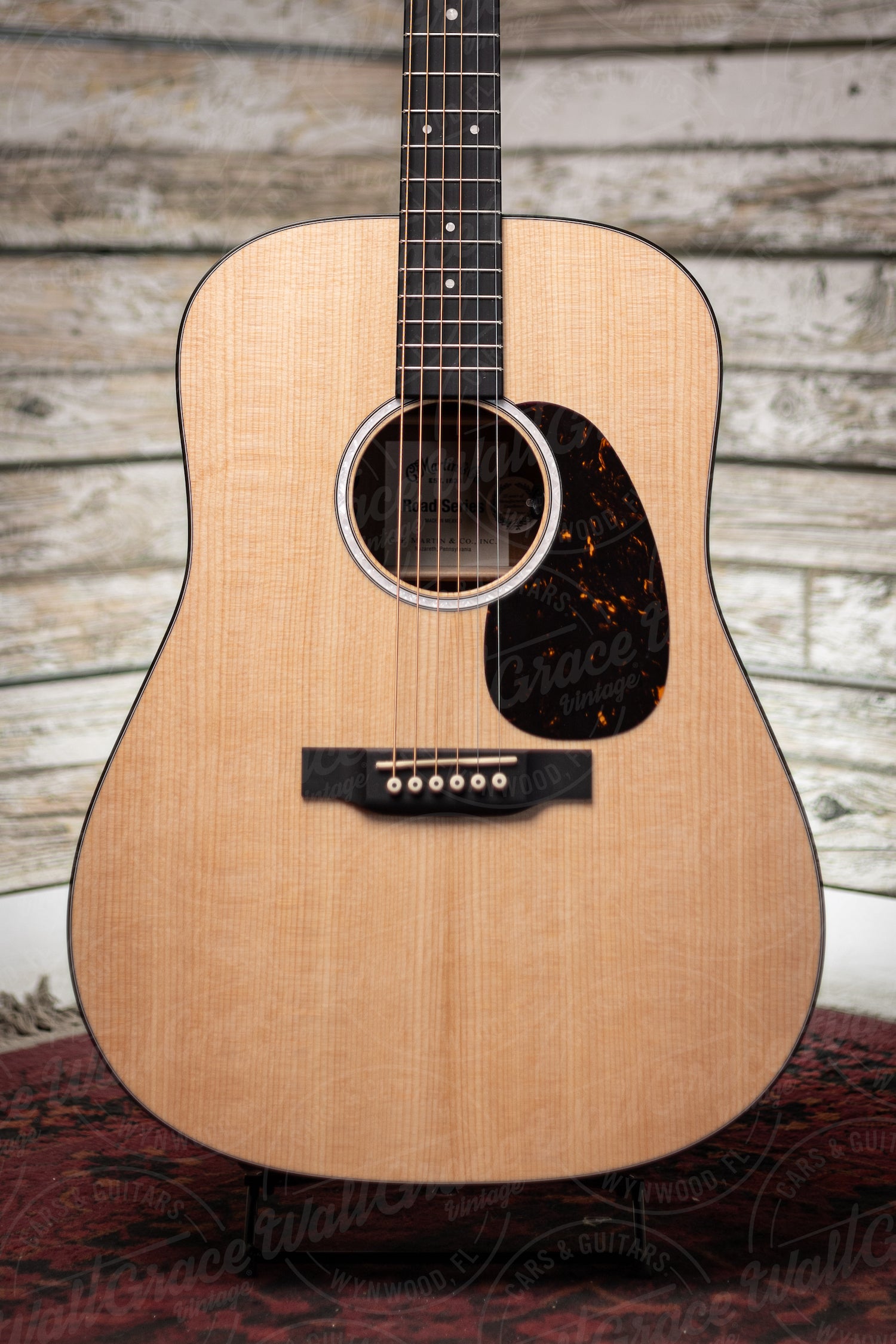 Martin D-10E Road Series Acoustic-Electric Guitar - Natural