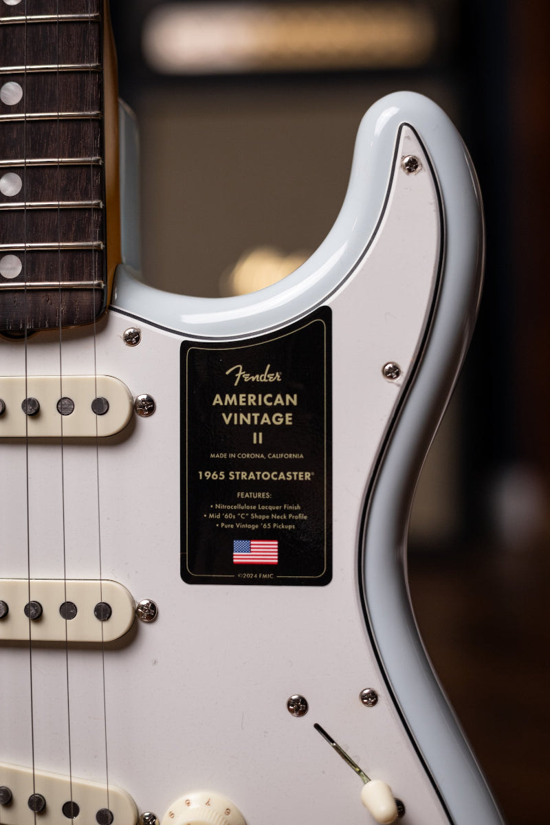 Fender American Vintage II 1965 Stratocaster Electric Guitar - Sonic Blue