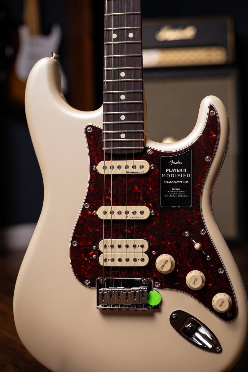 Fender Player II Mod Stratocaster HSS Electric Guitar - Olympic Pearl