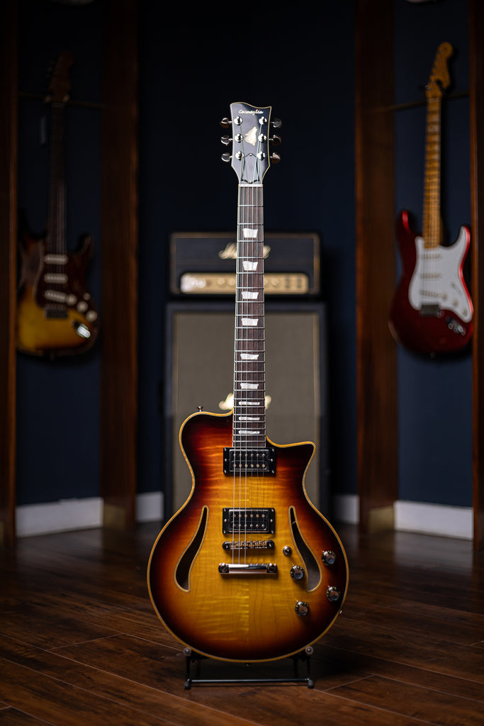 Pre-Order | Carneglia Master Series Sonora Custom Semi-Hollow Electric Guitar - Sunburst