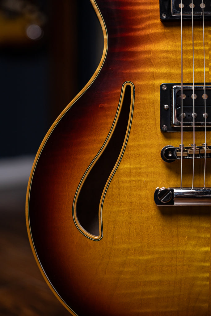 Pre-Order | Carneglia Master Series Sonora Custom Semi-Hollow Electric Guitar - Sunburst