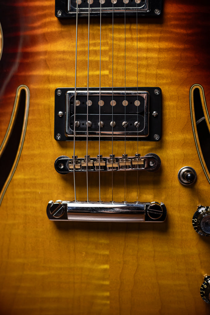 Pre-Order | Carneglia Master Series Sonora Custom Semi-Hollow Electric Guitar - Sunburst