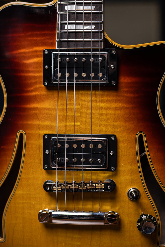 Pre-Order | Carneglia Master Series Sonora Custom Semi-Hollow Electric Guitar - Sunburst