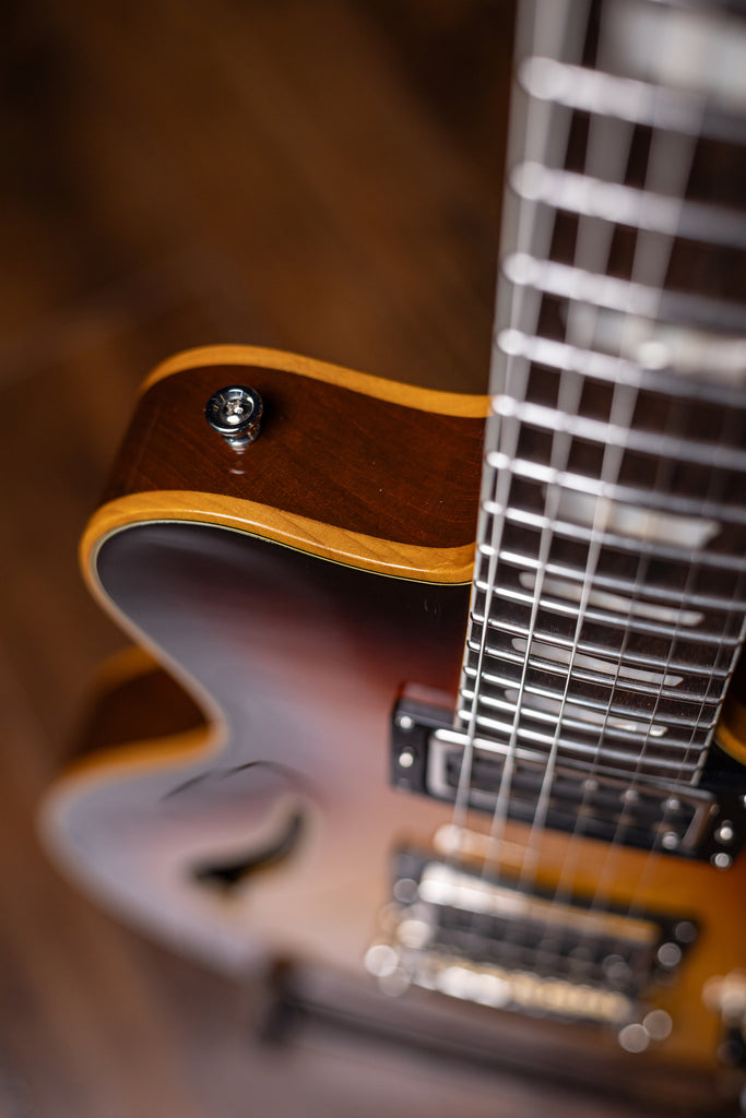 Pre-Order | Carneglia Master Series Sonora Custom Semi-Hollow Electric Guitar - Sunburst