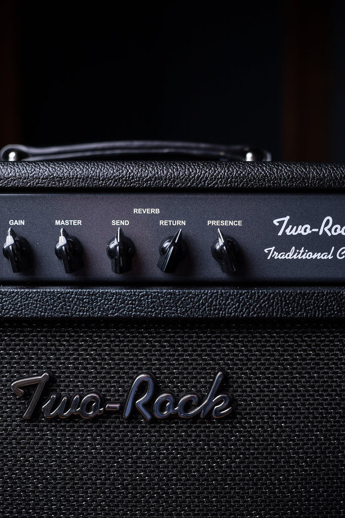 IN STOCK! 2021 Two-Rock Traditional Clean 100 Watt Tube Head and 12-65B 2x12 Extension Cabinet - Black Bronco, Sparkle Matrix Cloth
