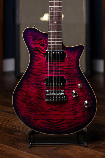 Carneglia Custom Shop Sublime Electric Guitar - Magenta Burst