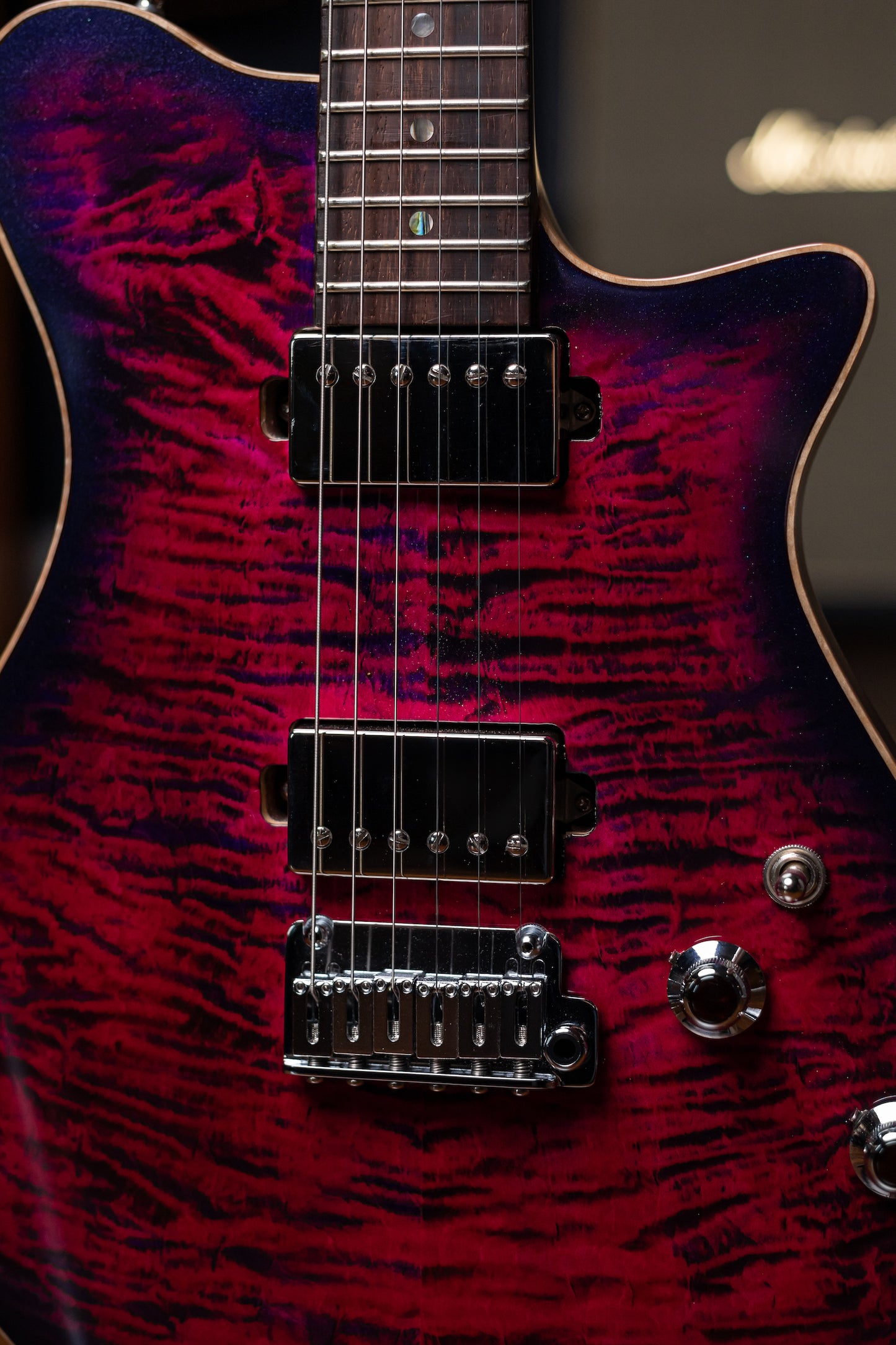Carneglia Custom Shop Sublime Electric Guitar - Magenta Burst