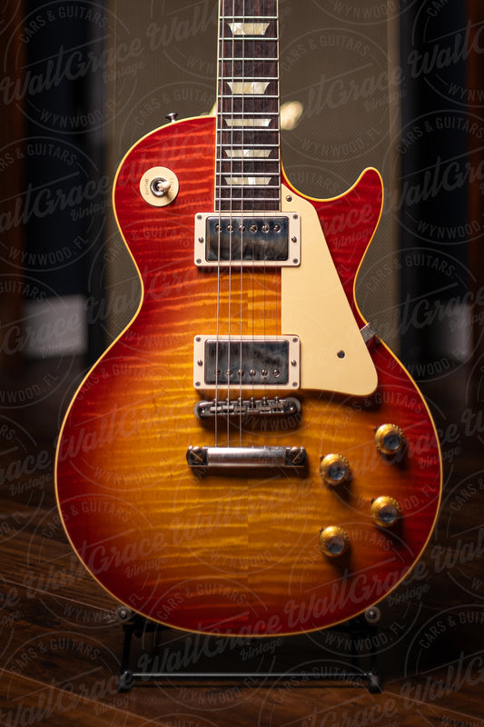 Gibson Custom Shop 1960 Les Paul Reissue Electric Guitar - VOS Washed Cherry Burst