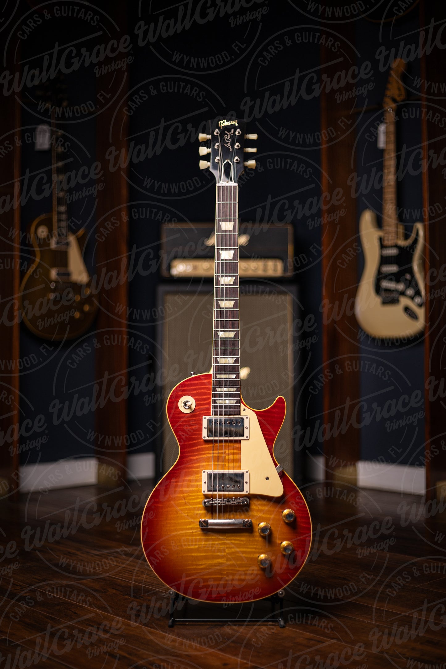 Gibson Custom Shop 1960 Les Paul Reissue Electric Guitar - VOS Washed Cherry Burst
