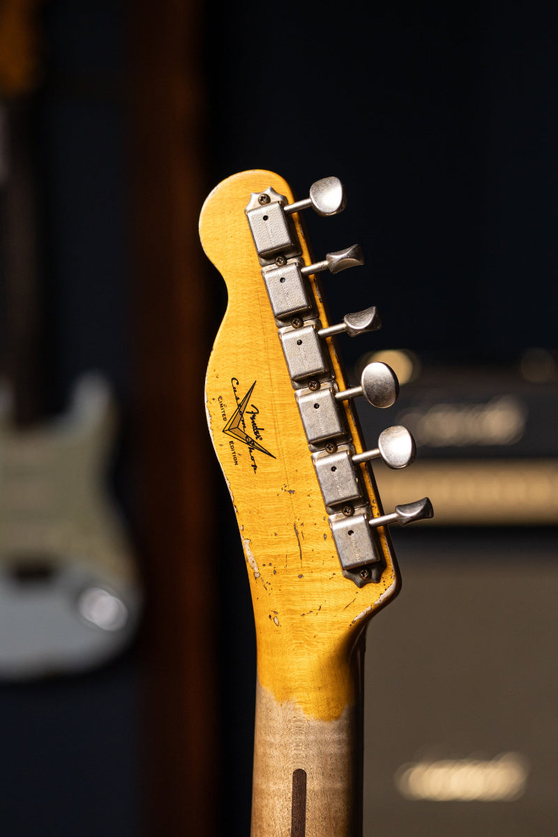 Fender Custom Shop '54 Blackguard Telecaster Super Heavy Relic Electric Guitar - Aged Nocaster Blonde