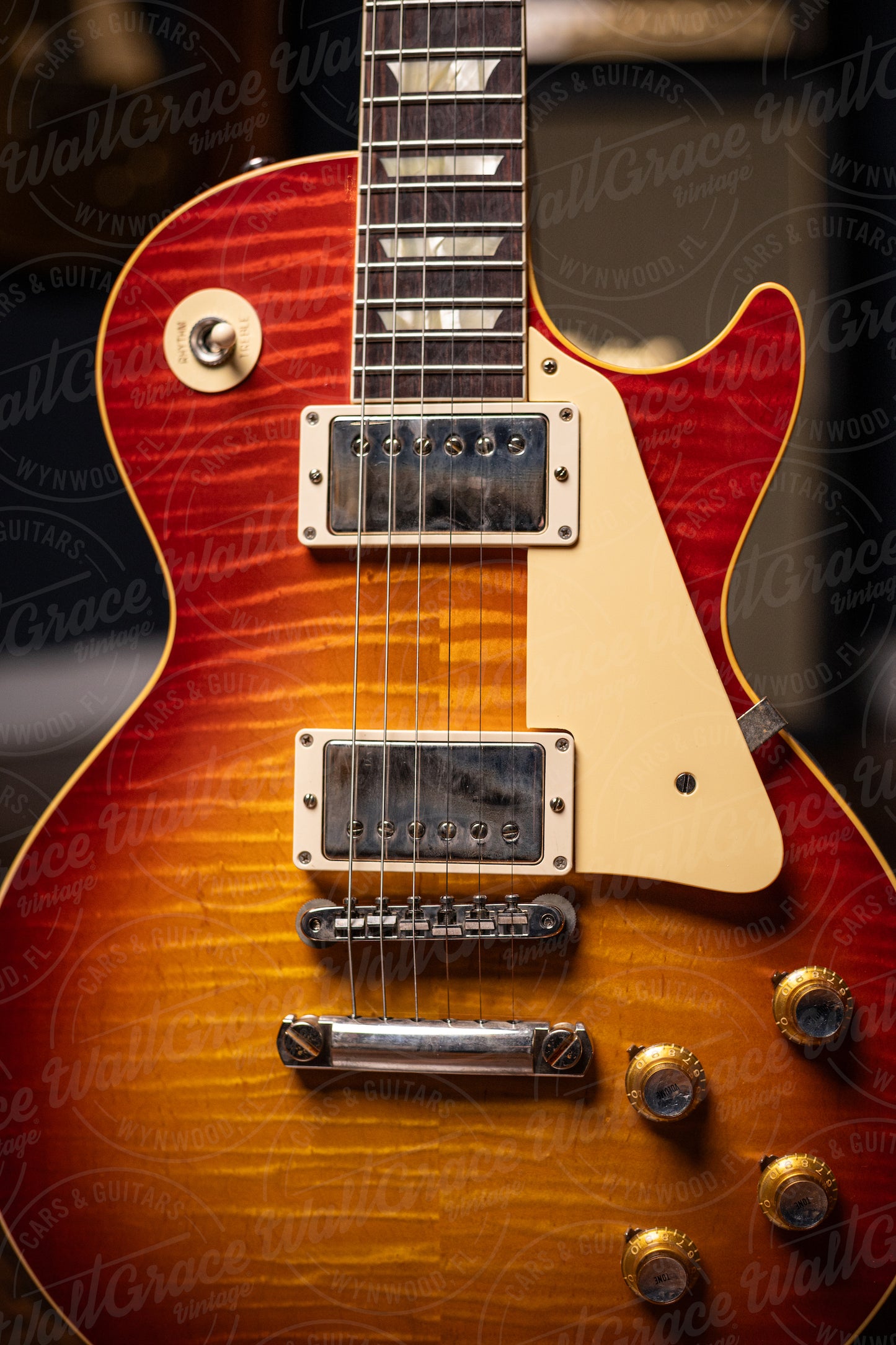 Gibson Custom Shop 1960 Les Paul Reissue Electric Guitar - VOS Washed Cherry Burst