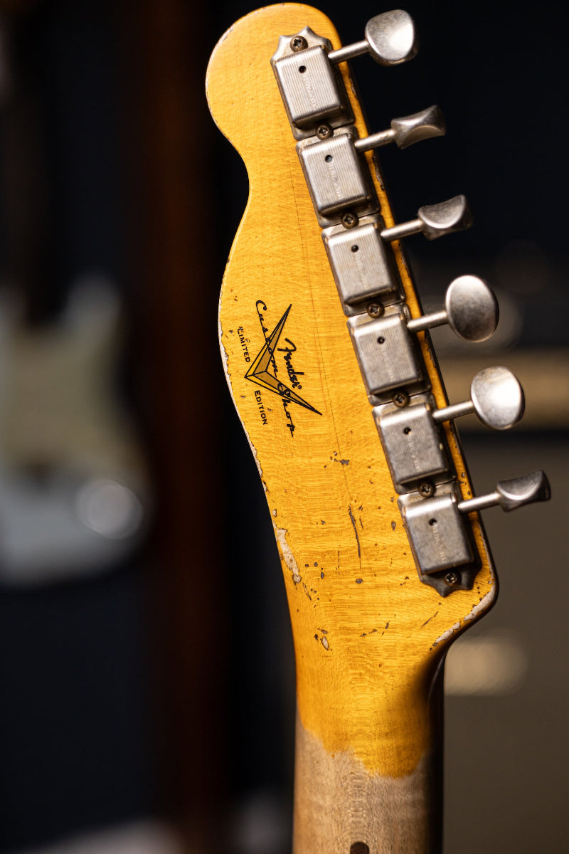Fender Custom Shop '54 Blackguard Telecaster Super Heavy Relic Electric Guitar - Aged Nocaster Blonde