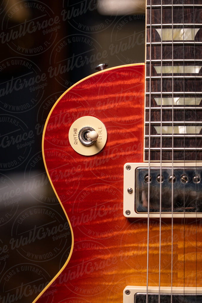 Gibson Custom Shop 1960 Les Paul Reissue Electric Guitar - VOS Washed Cherry Burst