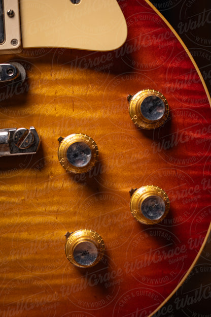 Gibson Custom Shop 1960 Les Paul Reissue Electric Guitar - VOS Washed Cherry Burst