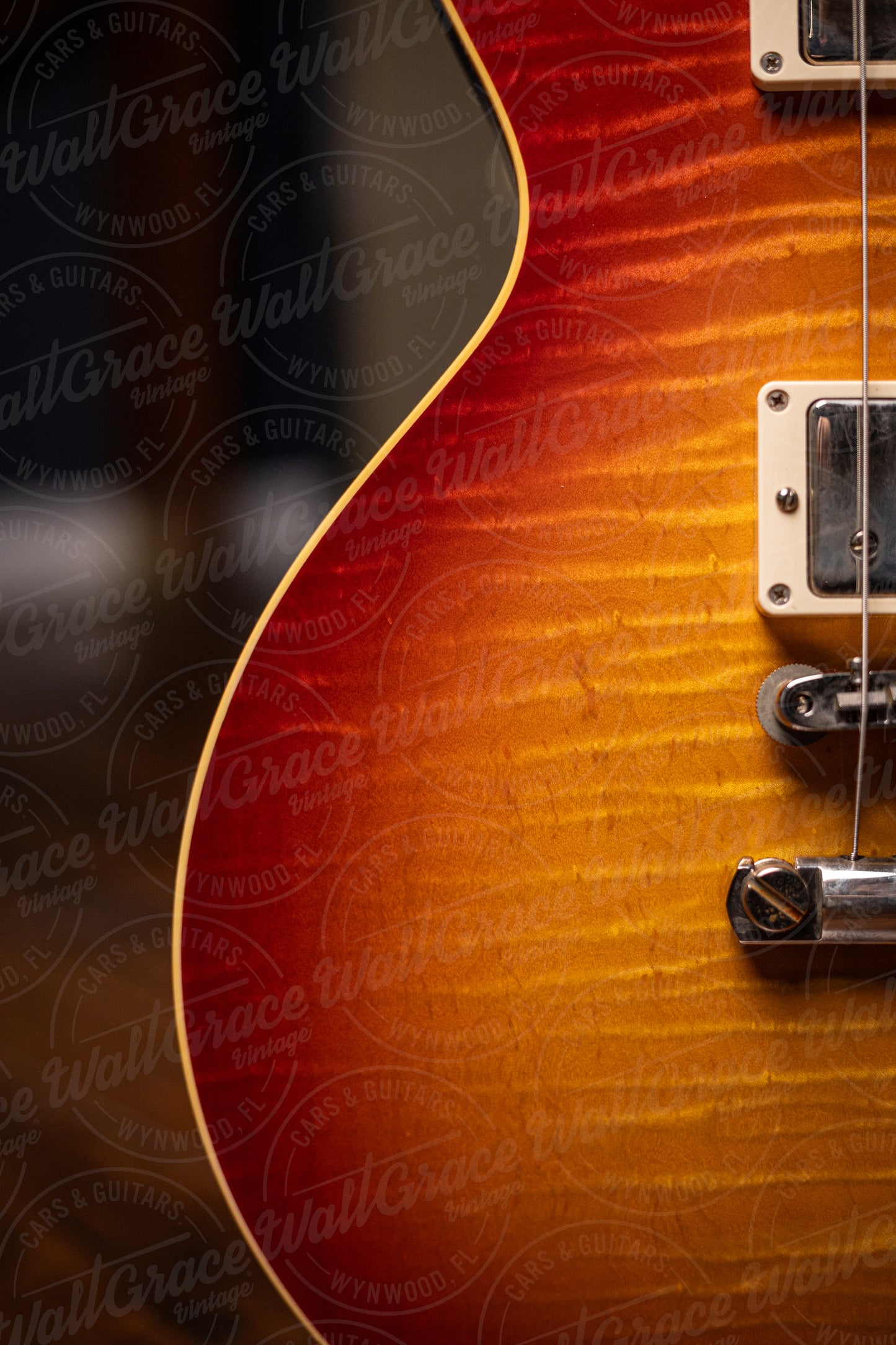 Gibson Custom Shop 1960 Les Paul Reissue Electric Guitar - VOS Washed Cherry Burst