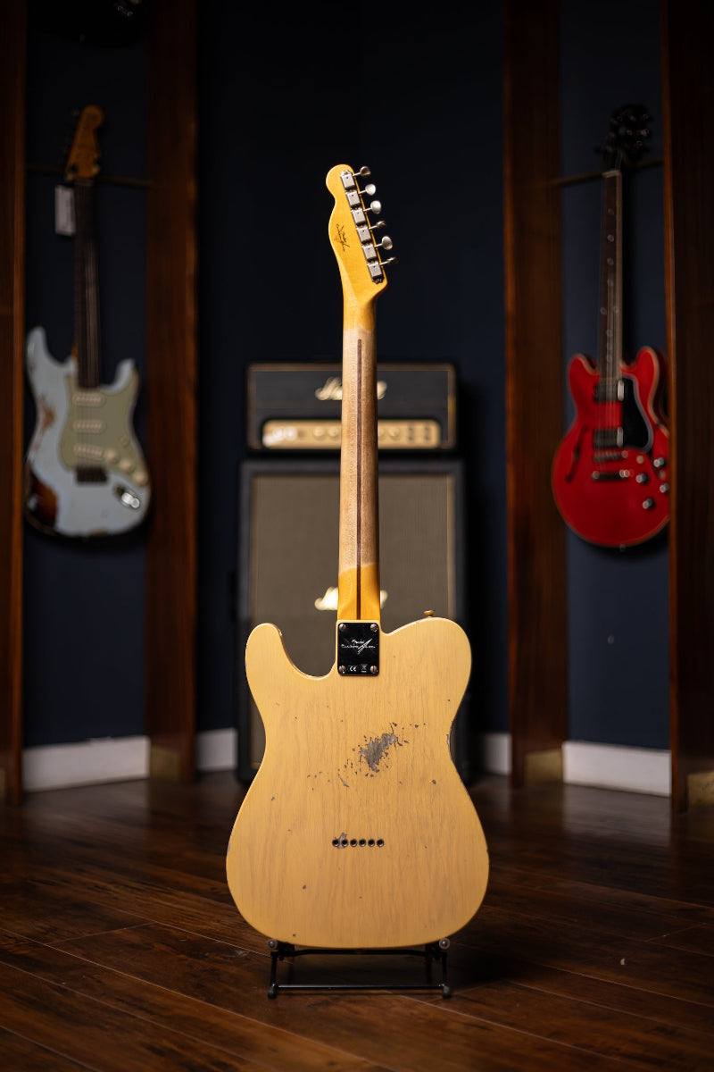 Fender Custom Shop '52 Telecaster Relic Electric Guitar - Aged Nocaster Blonde