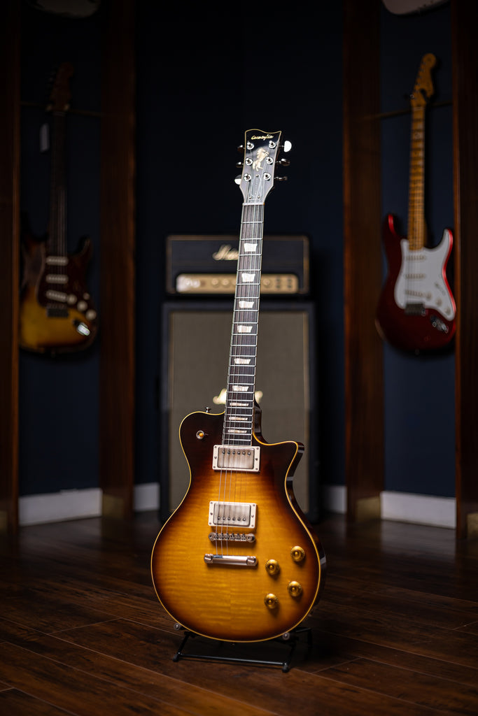 Pre-Order | Carneglia Master Series Stallion Standard Electric Guitar - Tobacco Sunburst