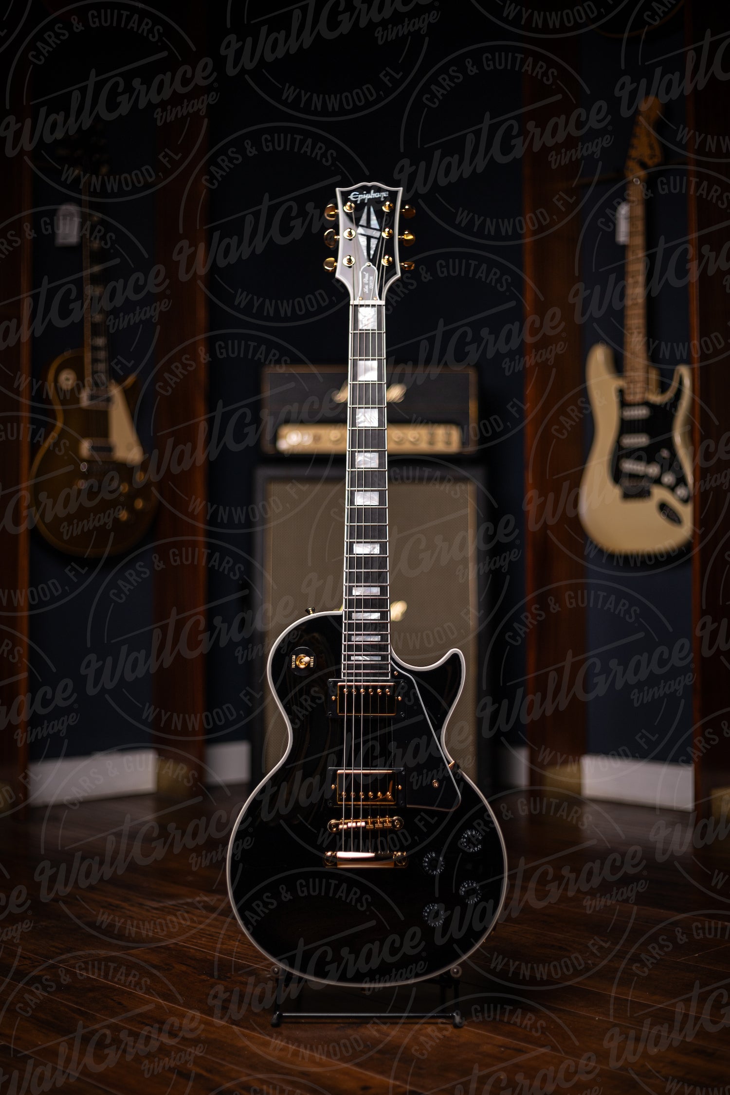 Epiphone Les Paul Custom Electric Guitar - Ebony