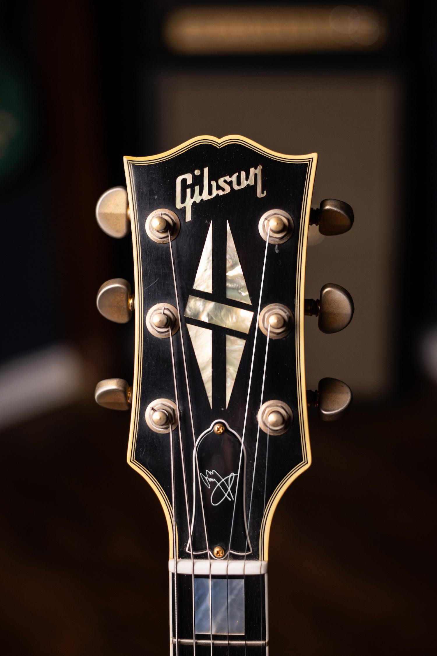 2008 Gibson Custom Shop Jimmy Page Les Paul Custom W/ Bigsby Electric Guitar - Ebony