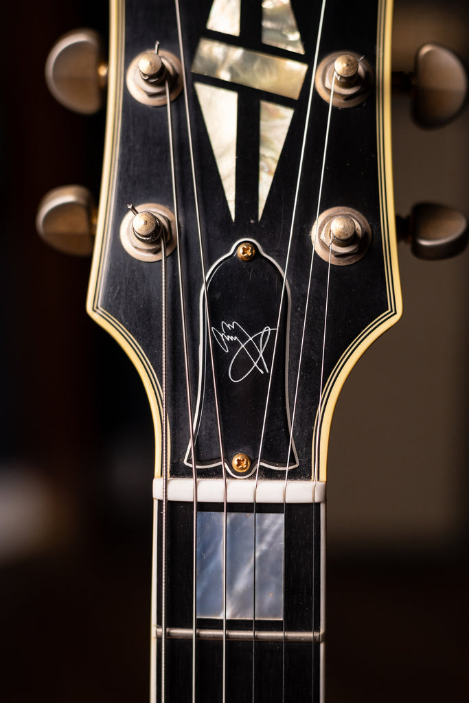 2008 Gibson Custom Shop Jimmy Page Les Paul Custom W/ Bigsby Electric Guitar - Ebony