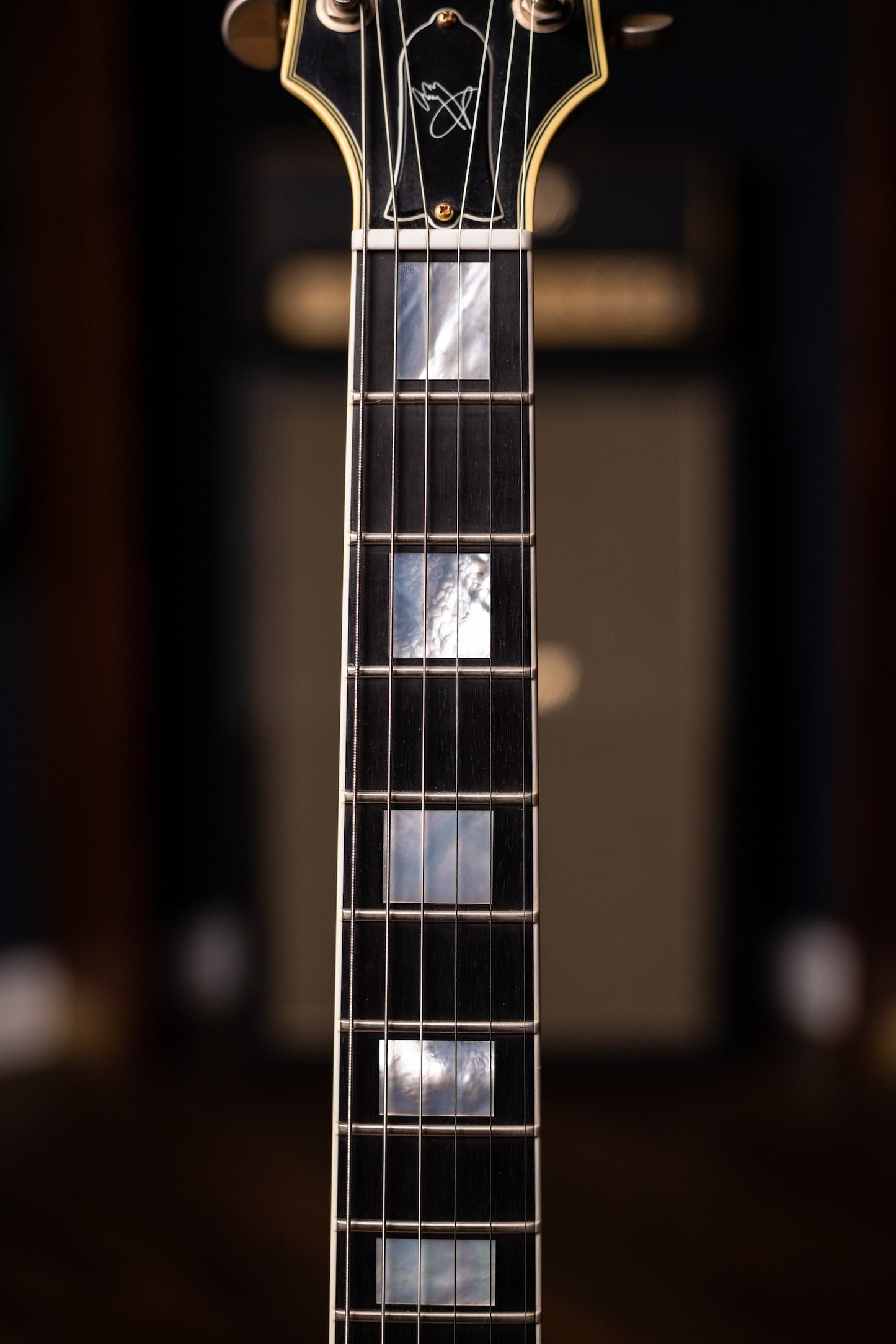 2008 Gibson Custom Shop Jimmy Page Les Paul Custom W/ Bigsby Electric Guitar - Ebony