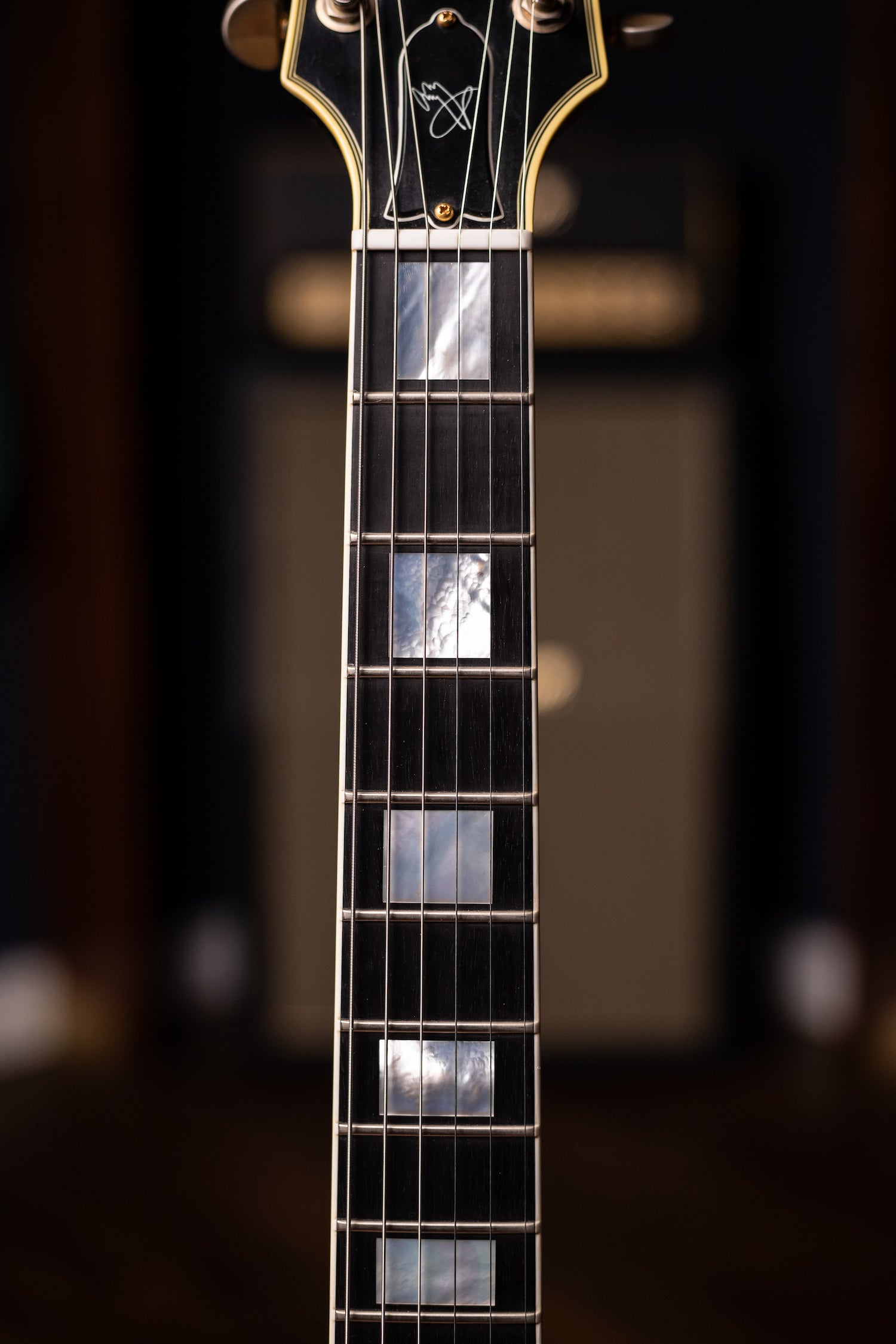 2008 Gibson Custom Shop Jimmy Page Les Paul Custom W/ Bigsby Electric Guitar - Ebony