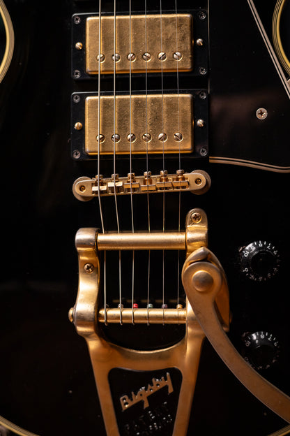 2008 Gibson Custom Shop Jimmy Page Les Paul Custom W/ Bigsby Electric Guitar - Ebony