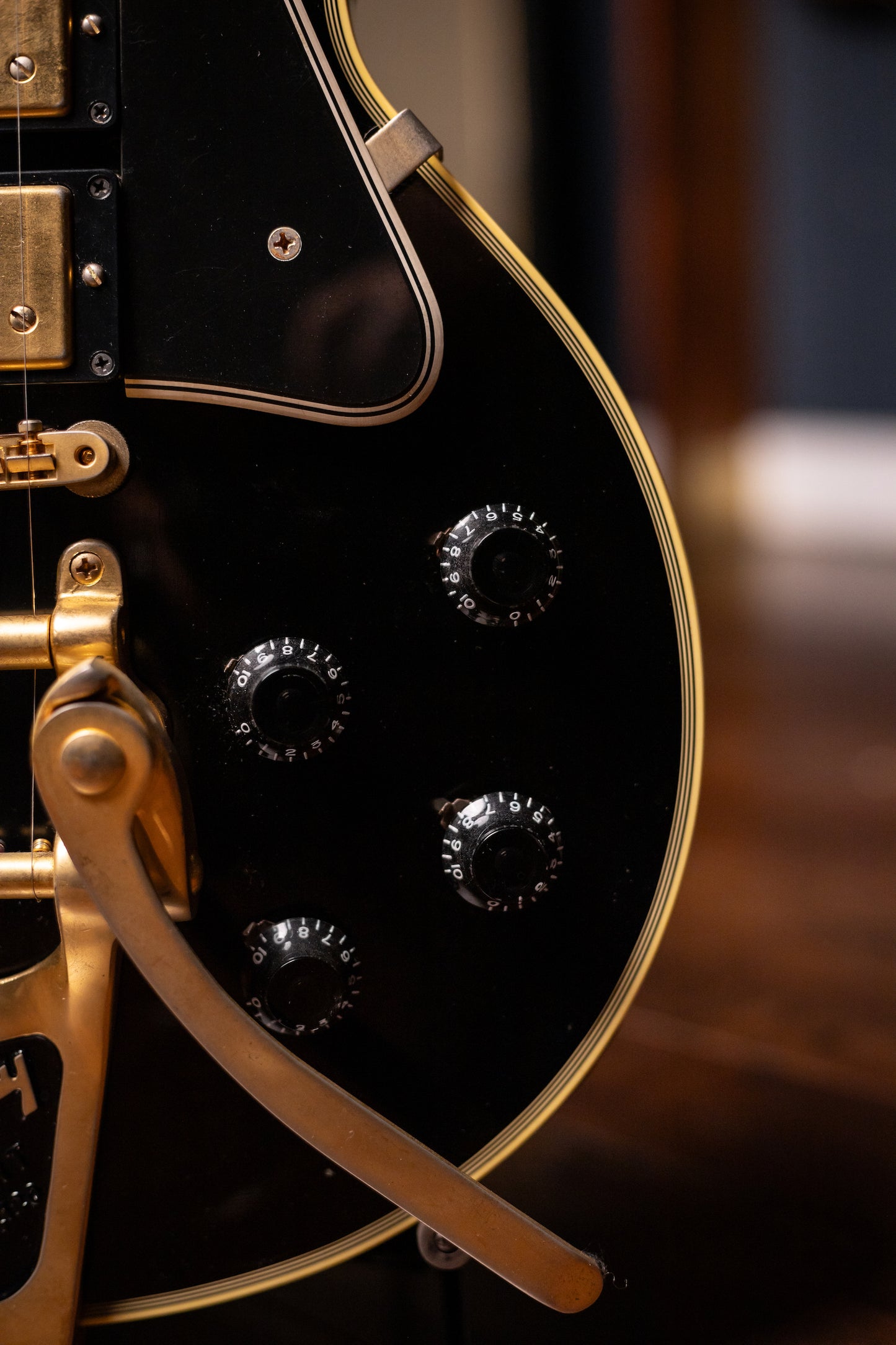 2008 Gibson Custom Shop Jimmy Page Les Paul Custom W/ Bigsby Electric Guitar - Ebony