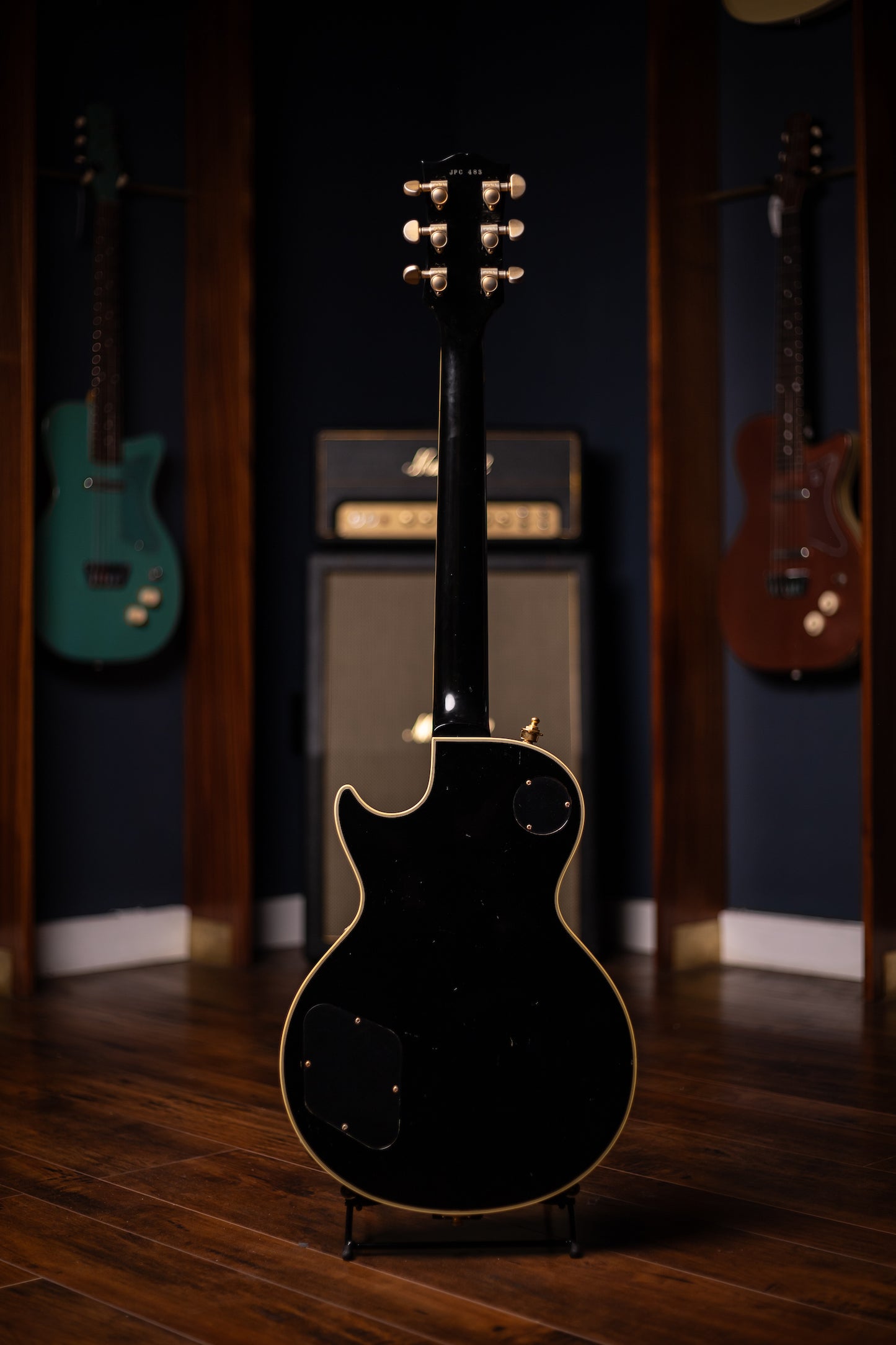 2008 Gibson Custom Shop Jimmy Page Les Paul Custom W/ Bigsby Electric Guitar - Ebony
