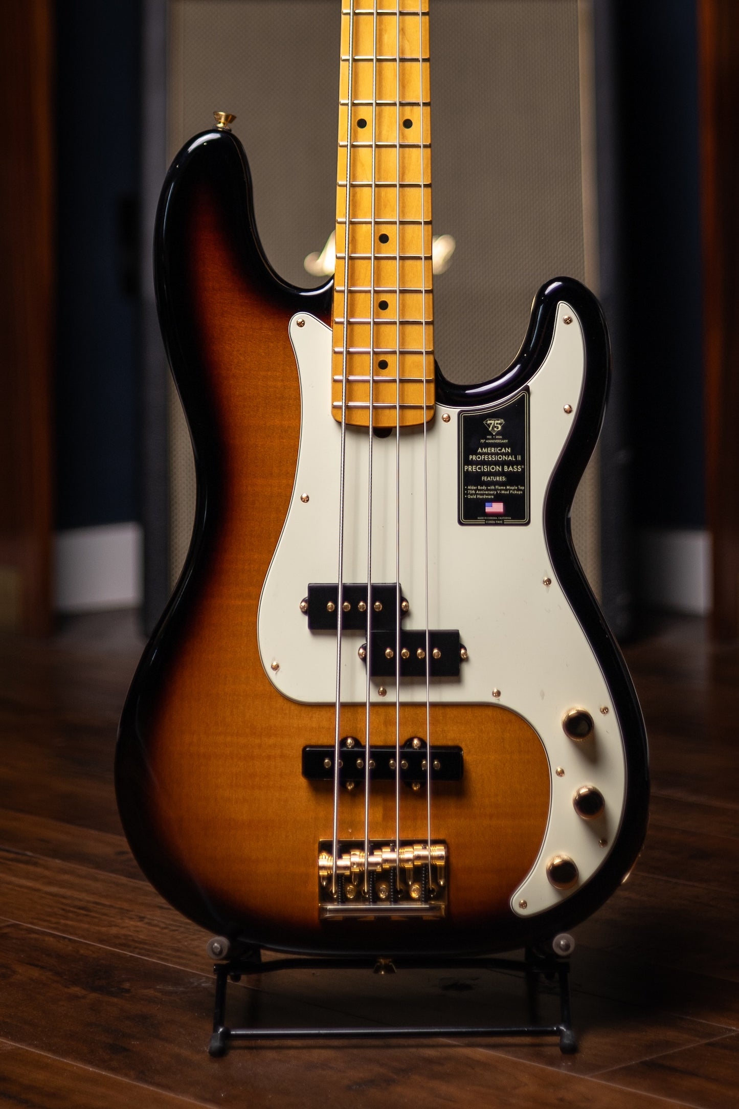 Fender 75th Anniversary American Professional PJ Bass - 2-Color Sunburst