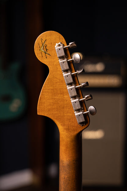 Fender Custom Shop Limited Edition Roasted "Big Head" Stratocaster® Relic® Electric Guitar - Aged Vintage White