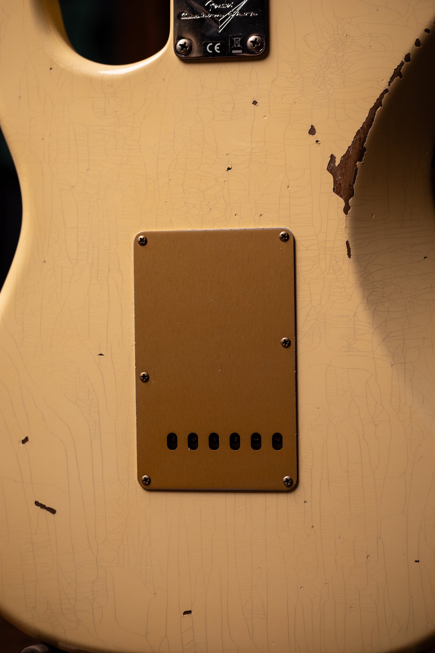 Fender Custom Shop Limited Edition Roasted "Big Head" Stratocaster® Relic® Electric Guitar - Aged Vintage White